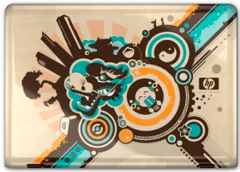 Illustration for article titled Pavilion dv2800t Artist Edition, HP and MTV Lovechild